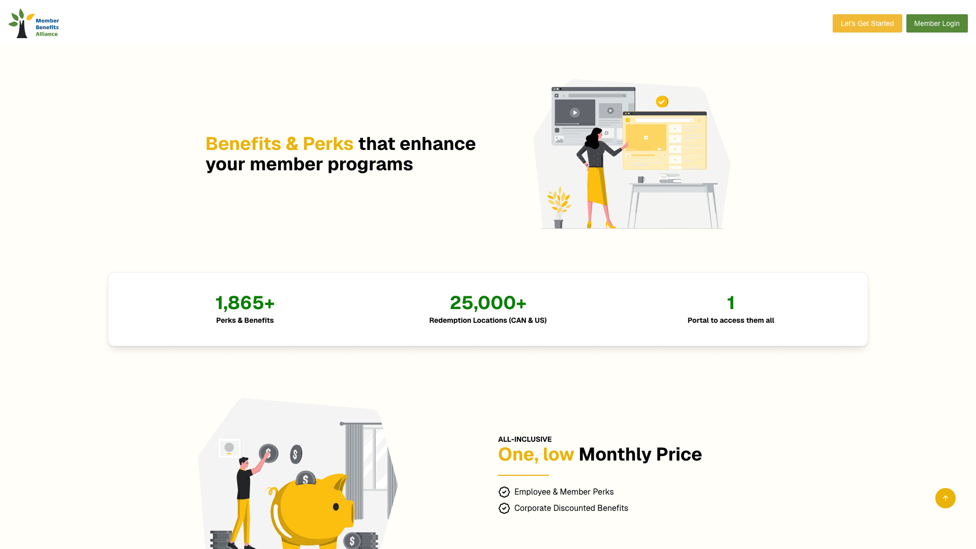 Member Benefits Alliance — site screenshot